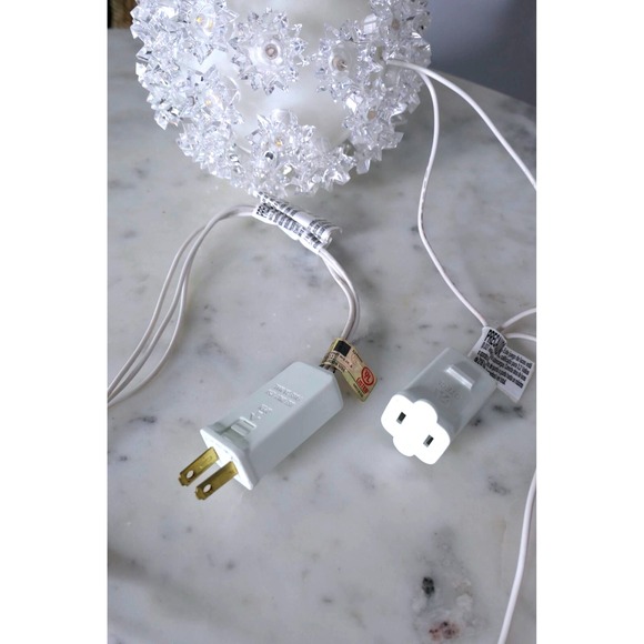 Retro Vintage Style Starburst  Hanging Sphere Light Clear Crystal Warm White LED - Picture 4 of 4